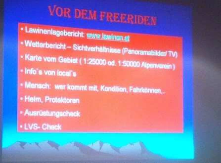 Lawinenworkshops