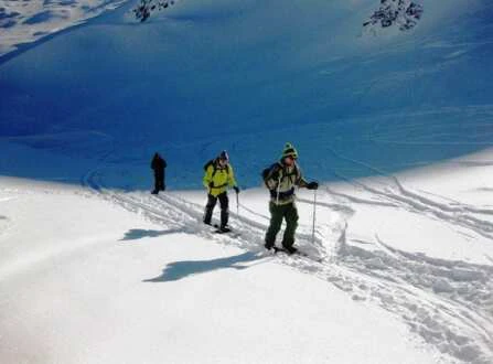 Touren mit ski oder snowboard