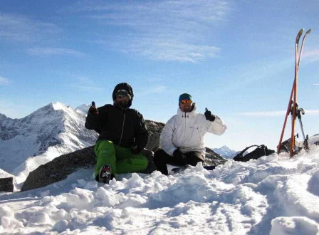 Touren mit ski oder snowboard