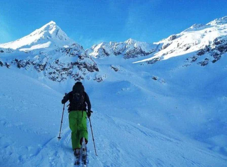 Touren mit ski oder snowboard