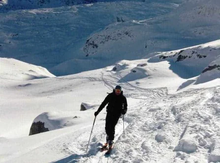 Touren mit ski oder snowboard